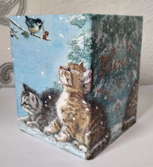 Моливник Коте и пиленце
